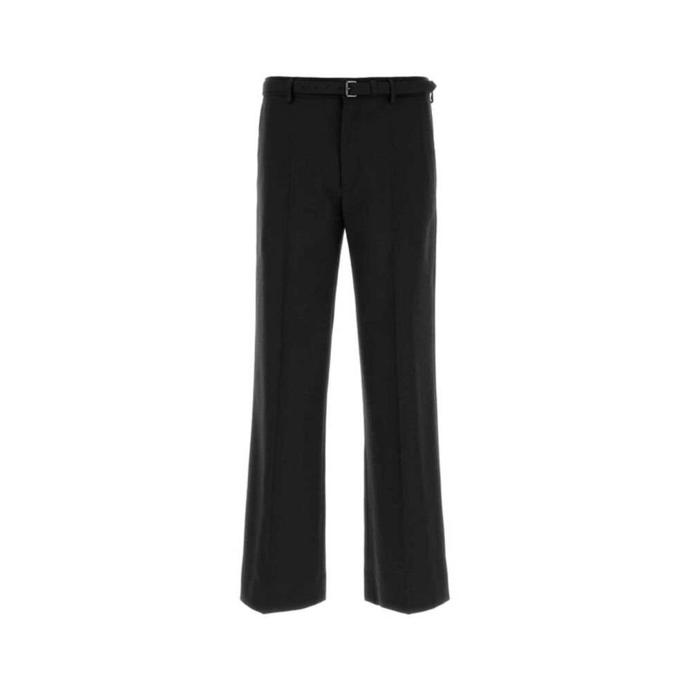 Dries Van Noten Men Black Wool Pant